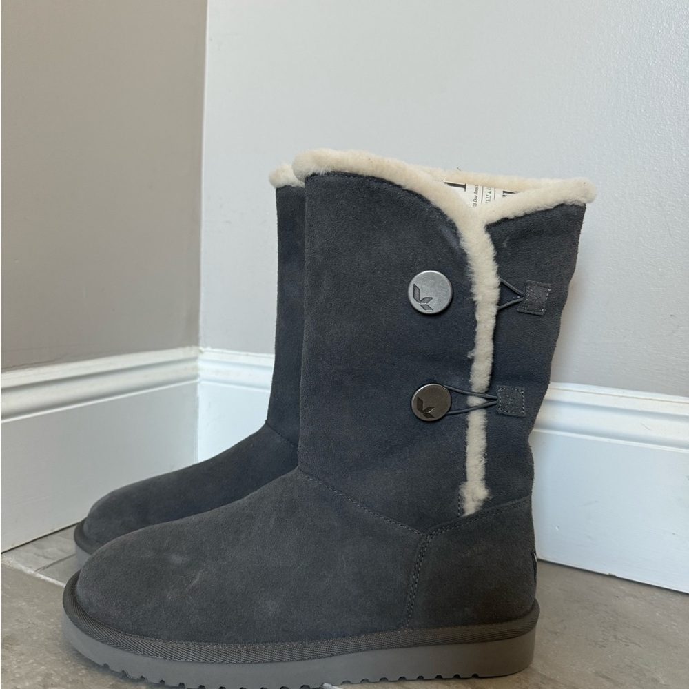 Koolaburra gray winter boots, size 9 women’s
